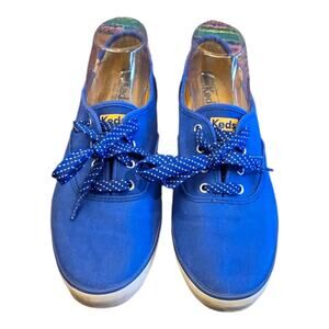 Keds Vintage Royal Blue Canvas‎ Tennis Shoes Sneakers Size 10
